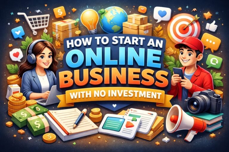 How to Start an Online Business With No Investment